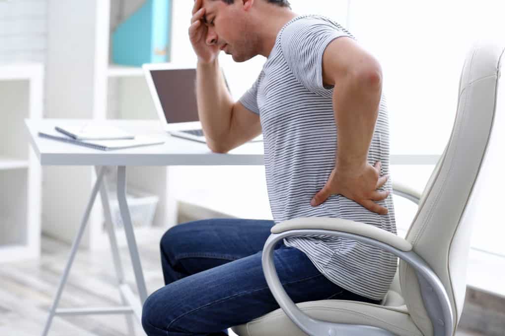 Posture can help to stop back pain 