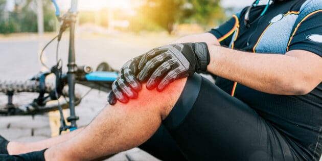 knee pain after biking